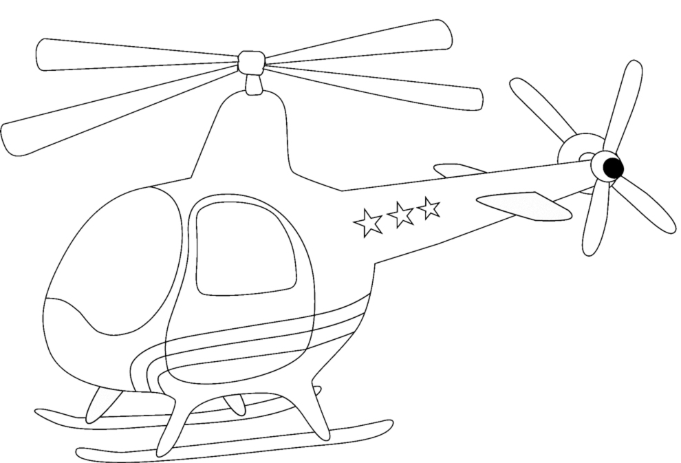 elicottero_con_tre_stelle_disegno_da_colorare