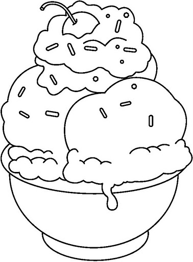 enorme coppa gelato disegni per bambini