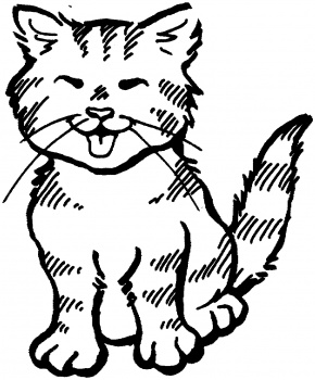 gatto_tigrato_che_sorride_disegno_da_colorare