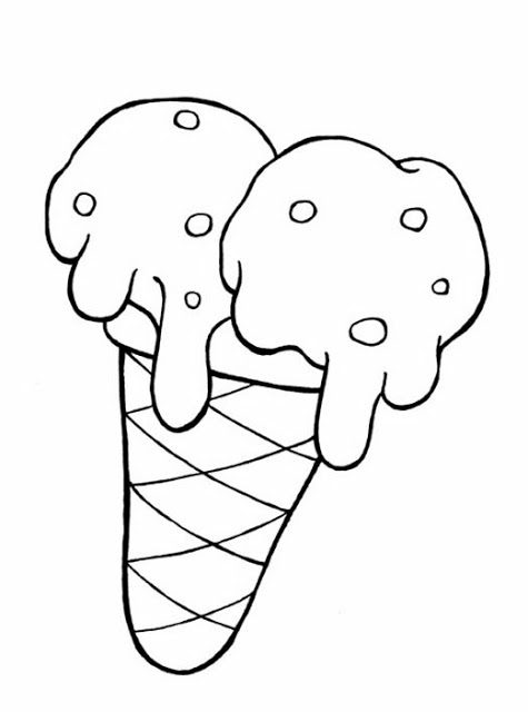 gelato stracciatella disegni per bambini gratis