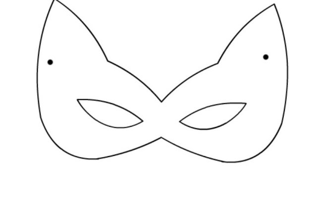 maschera carnevale2 disegno da colorare gratis
