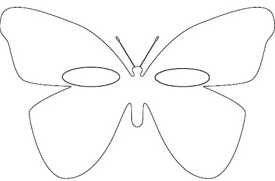 maschera farfalla 1 disegno da colorare gratis