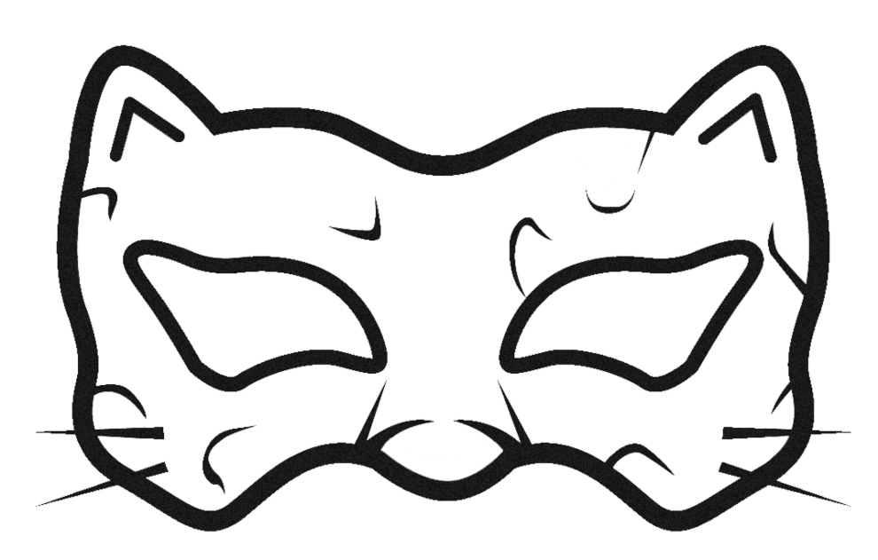 maschera tigre1 disegno da colorare gratis - disegni da colorare e stampare  gratis immagini per bambini Disney