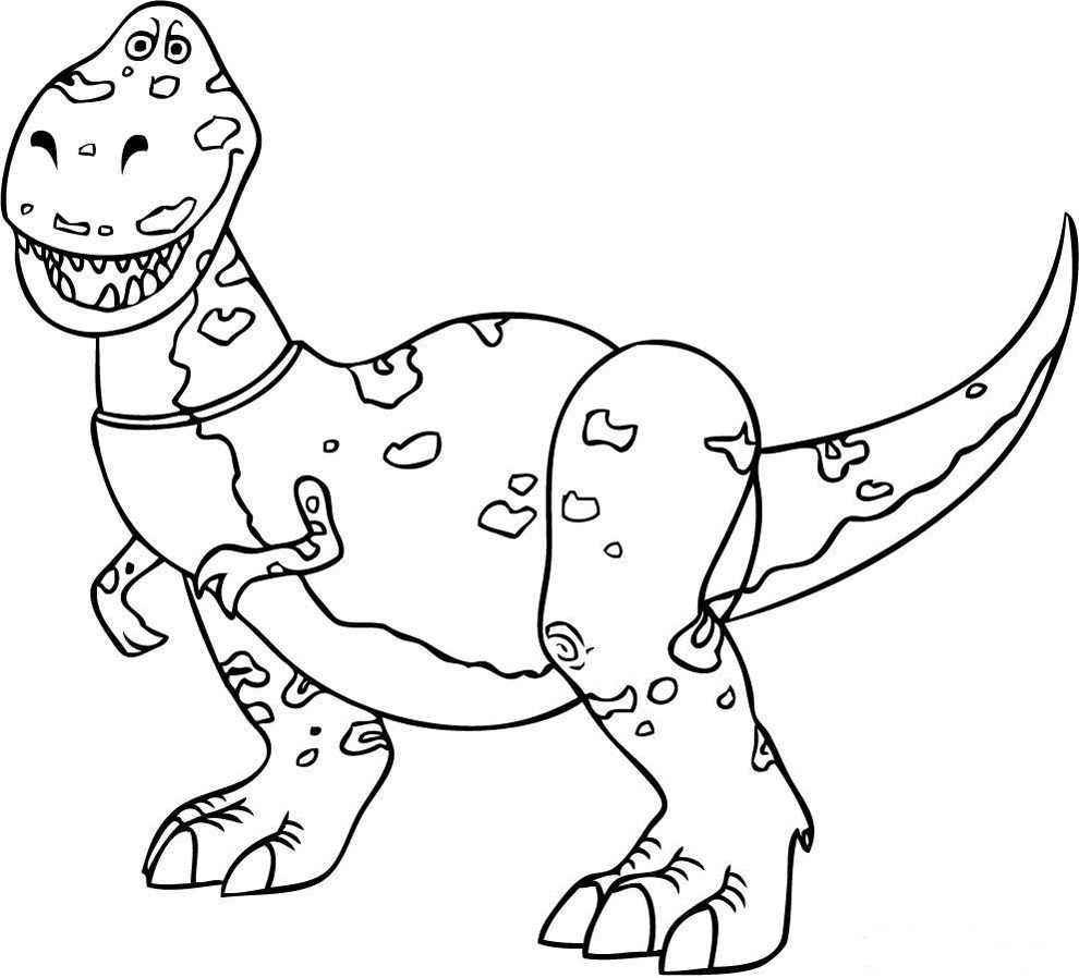 rex_dinosauro_toy_story_da_colorare
